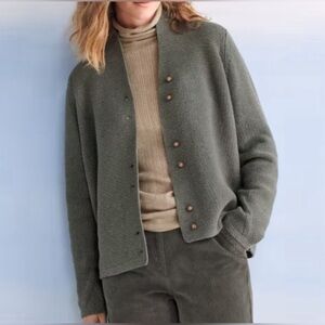 Poetry Cardigan UL92 100% Organic Cotton Double Button Size 2